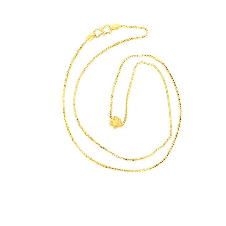 22K YG Fancy Necklace-1pc