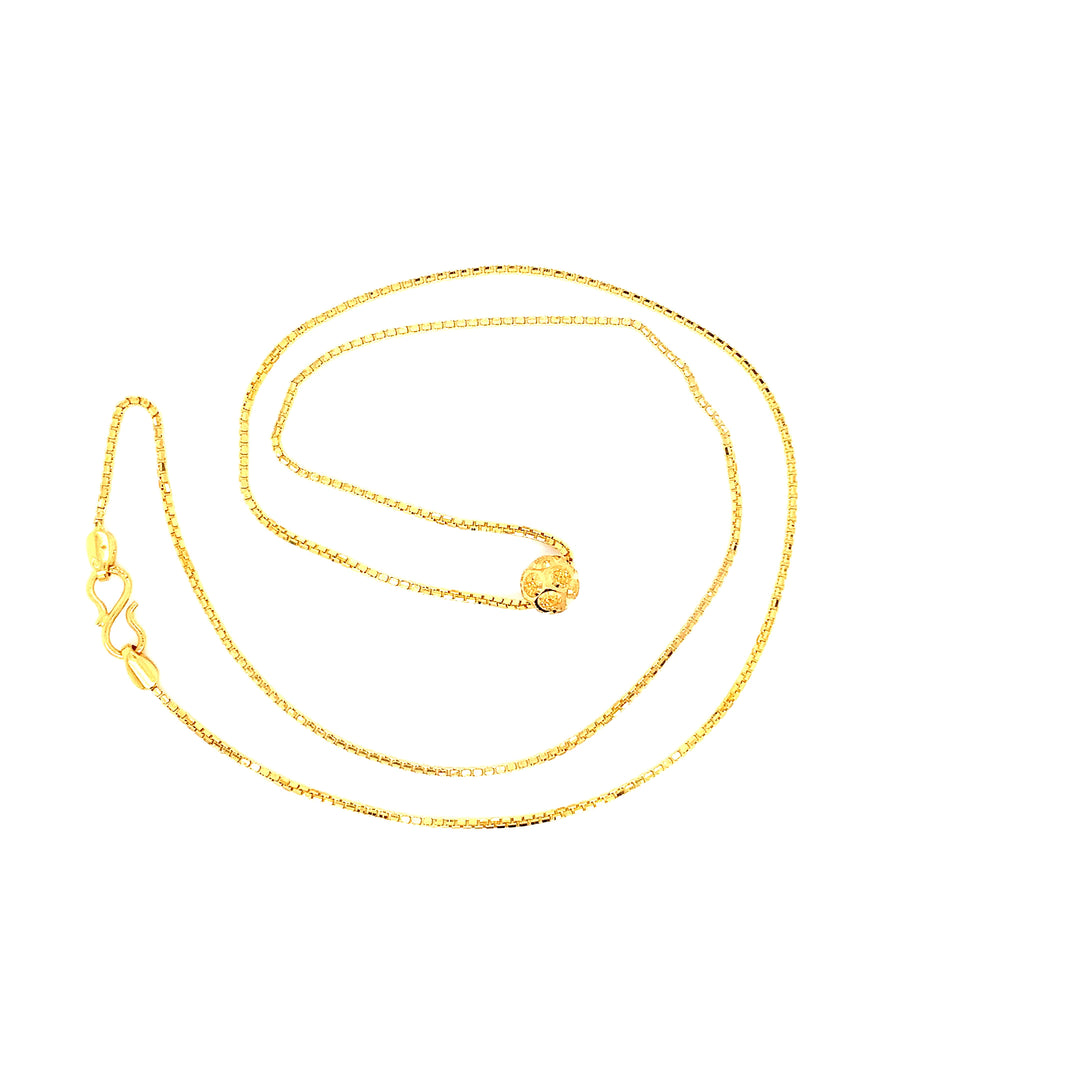 22K YG Fancy Necklace-1pc