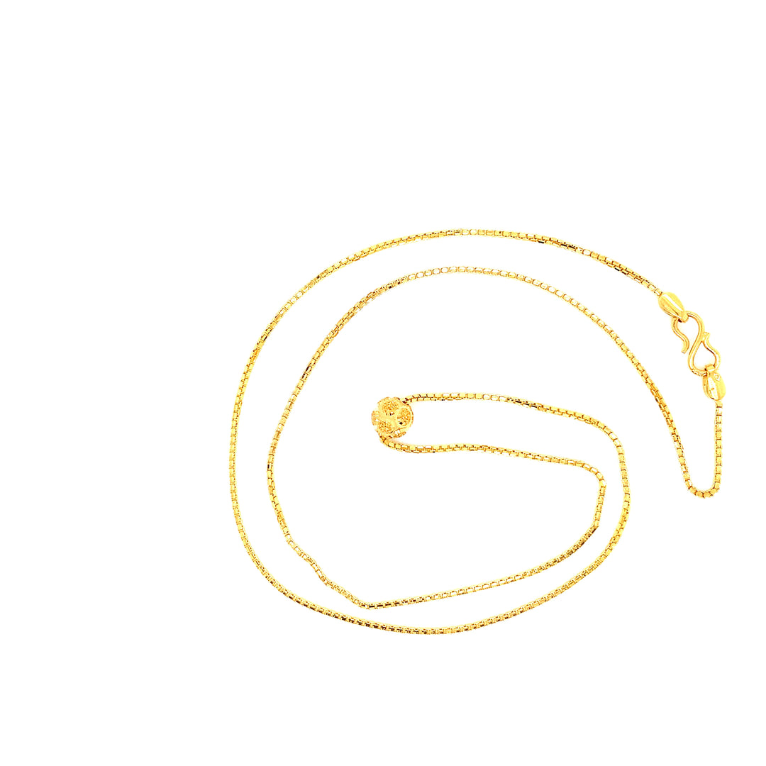 22K YG Fancy Necklace-1pc