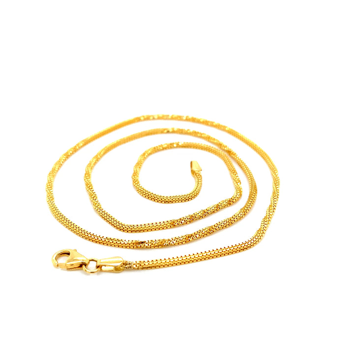 22K YG Fancy Necklace-1pc