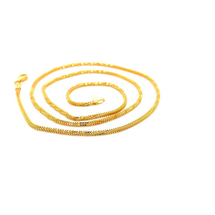 22K YG Fancy Necklace-1pc