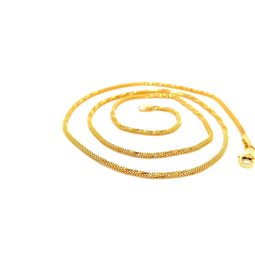 22K YG Fancy Necklace-1pc