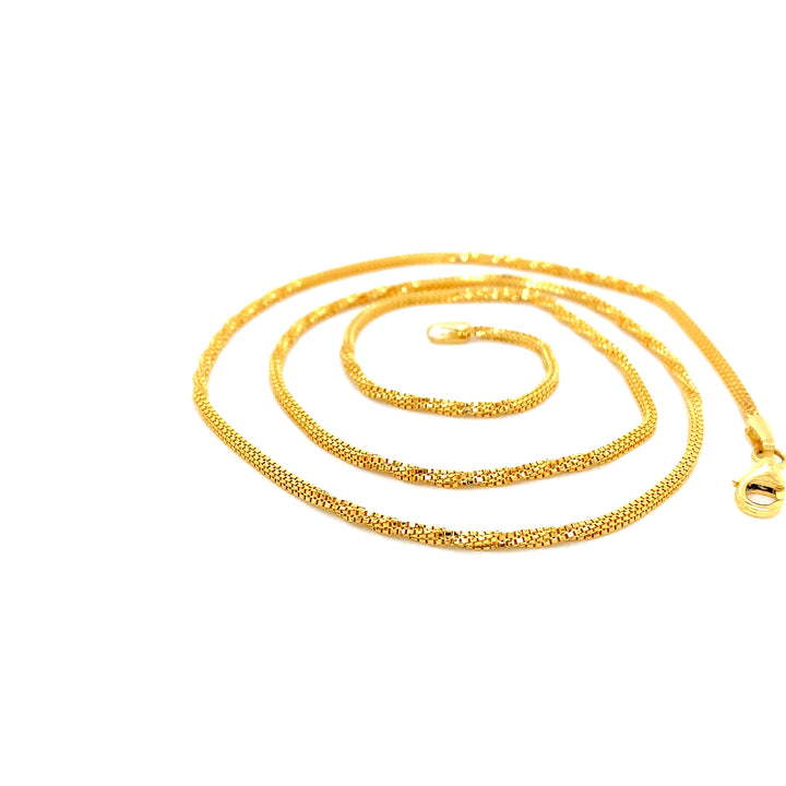22K YG Fancy Necklace-1pc
