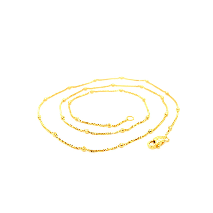 22K YG Fancy Necklace-1pc