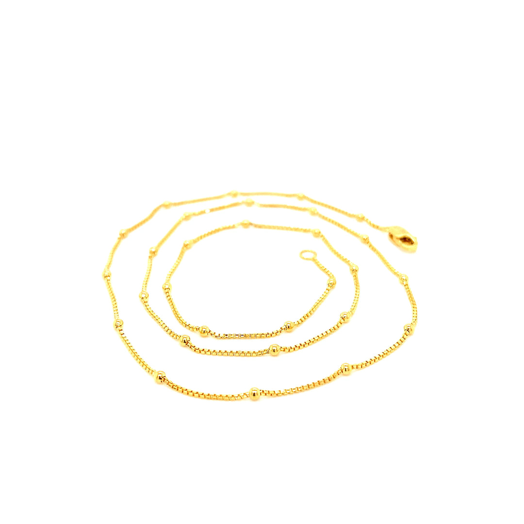 22K YG Fancy Necklace-1pc