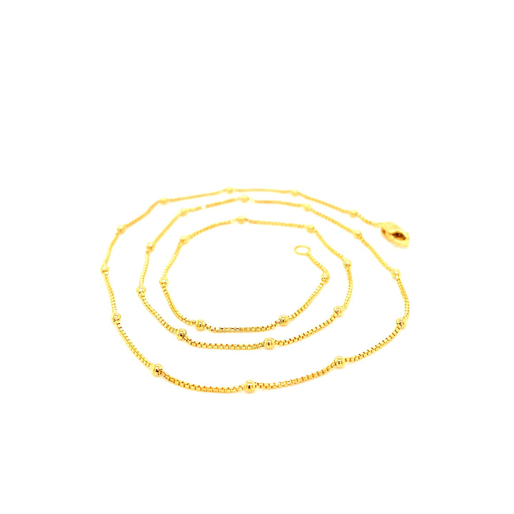 22K YG Fancy Necklace-1pc