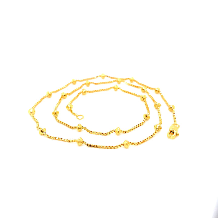 22K YG Fancy Necklace-1pc
