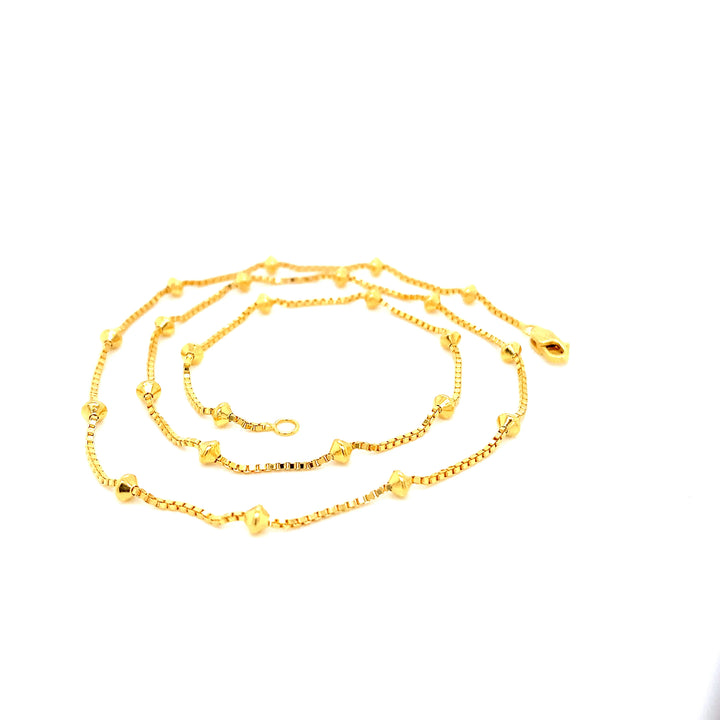 22K YG Fancy Necklace-1pc