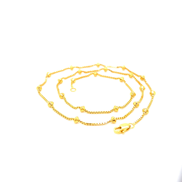 22K YG Fancy Necklace-1pc