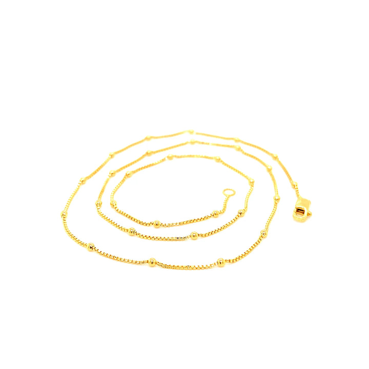 22K YG Fancy Necklace-1pc