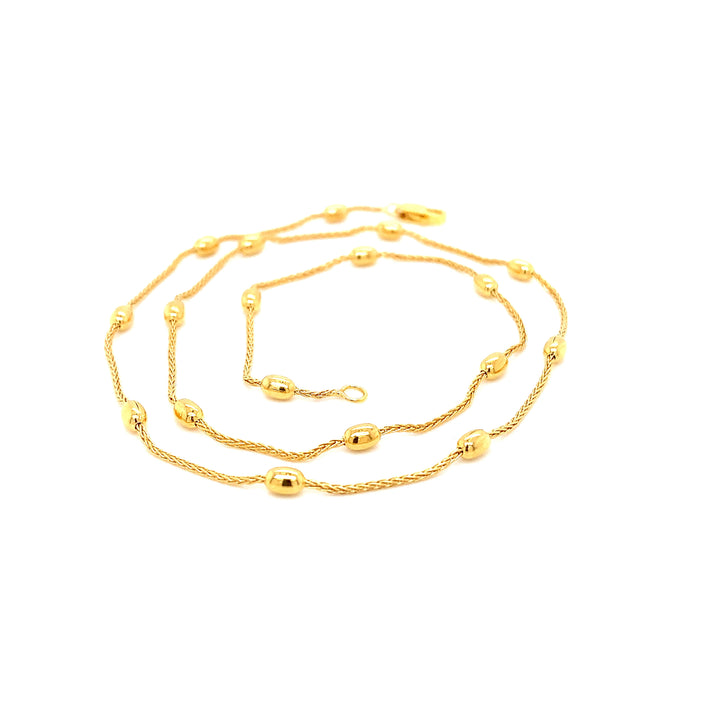 22K YG Fancy Necklace-1pc