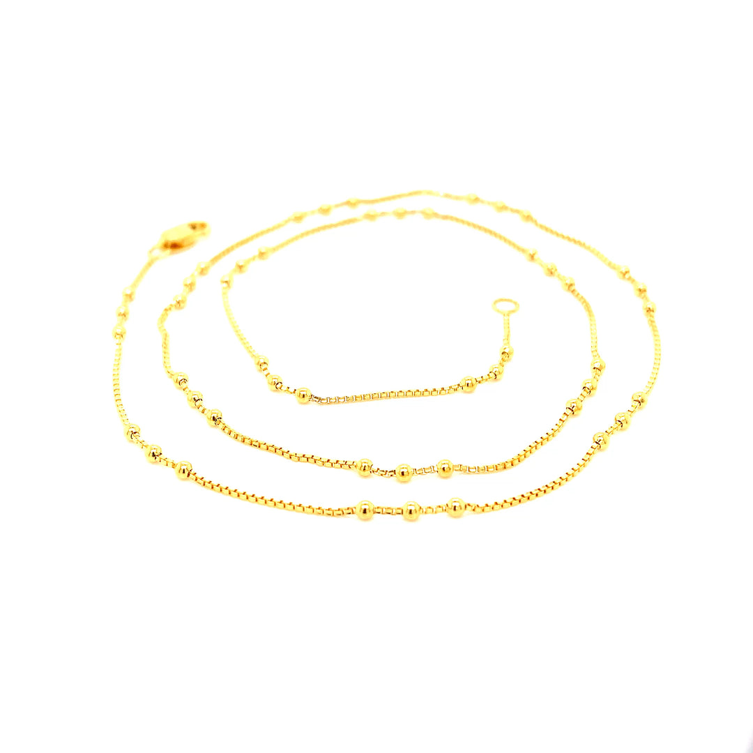 22K YG Fancy Necklace-1pc