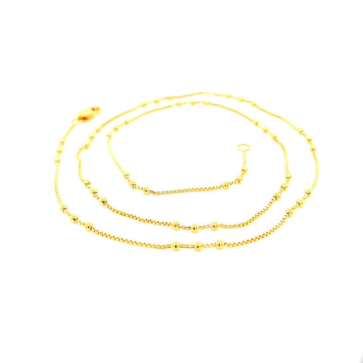 22K YG Fancy Necklace-1pc