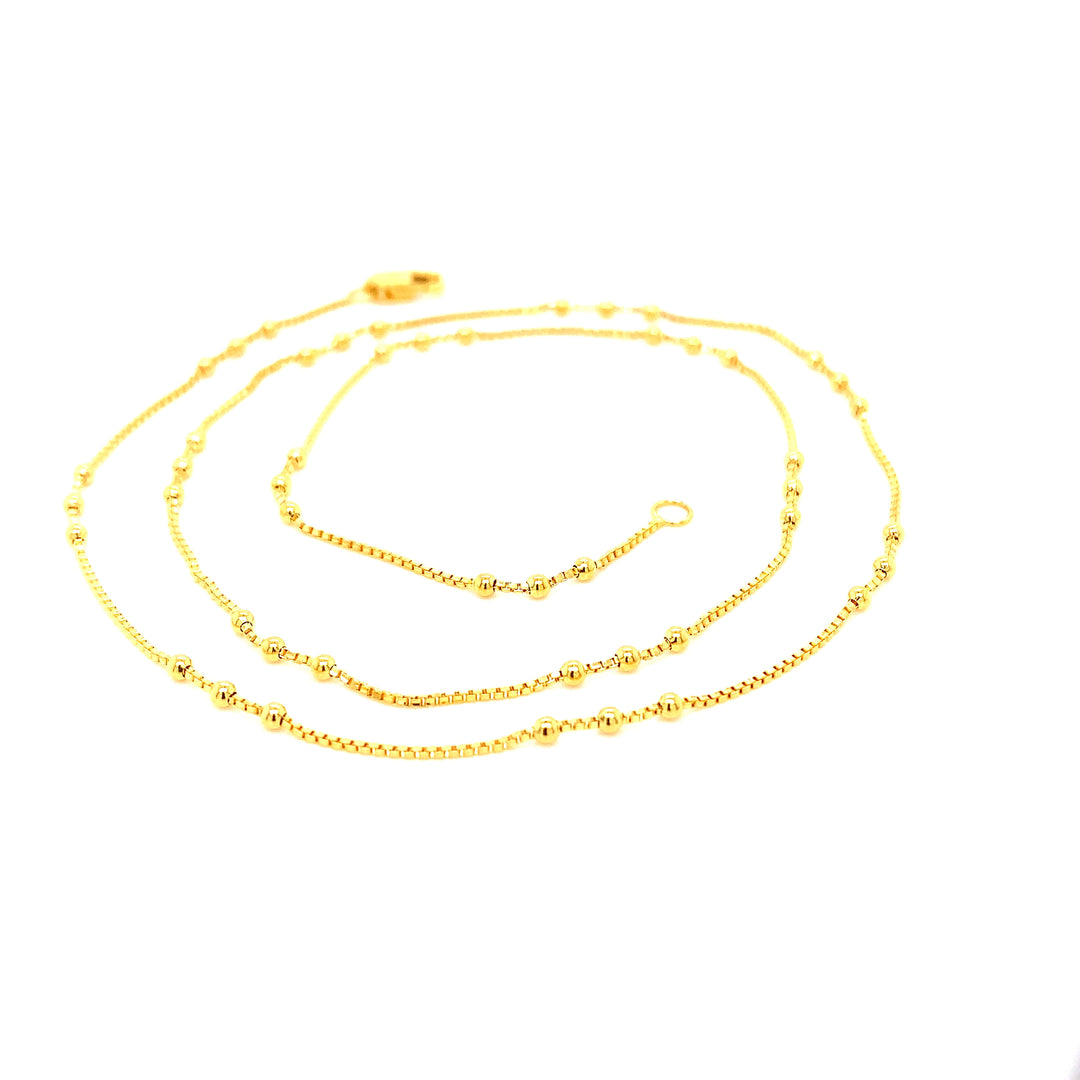 22K YG Fancy Necklace-1pc