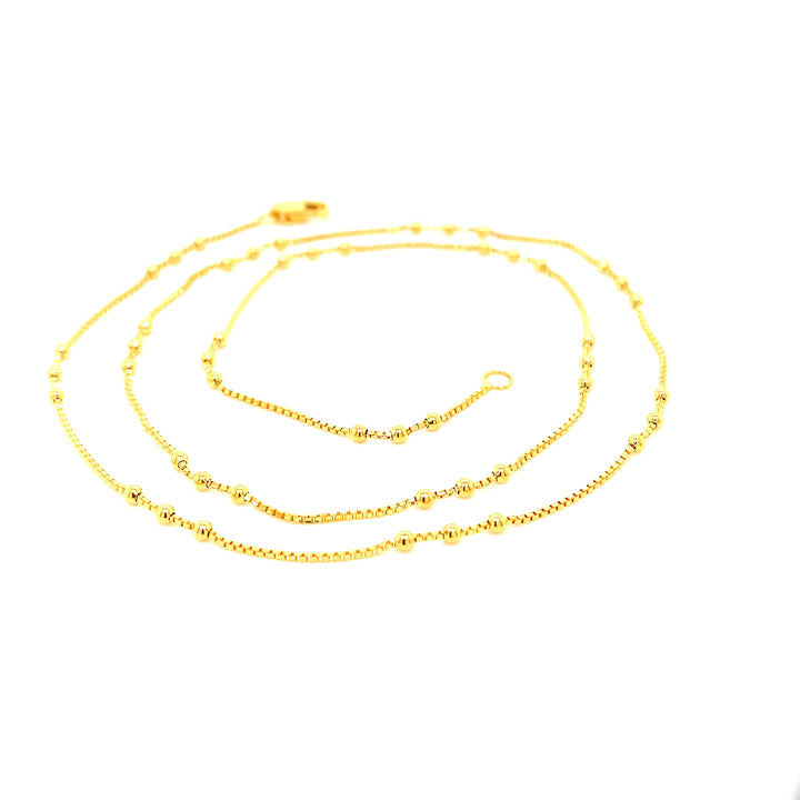 22K YG Fancy Necklace-1pc