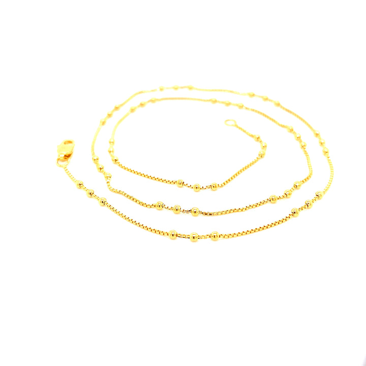 22K YG Fancy Necklace-1pc