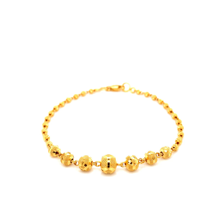 22K YG Fancy Bracelet-1pc