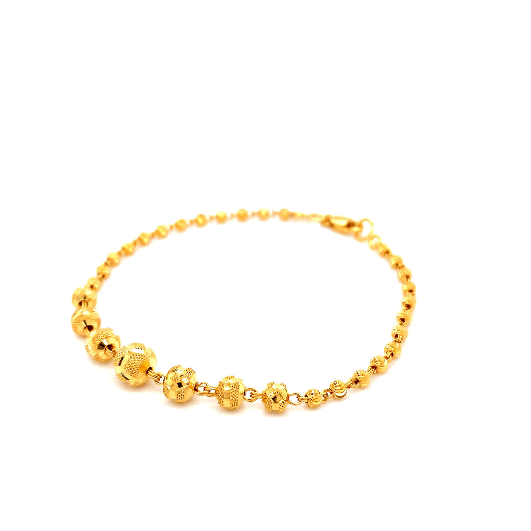 22K YG Fancy Bracelet-1pc
