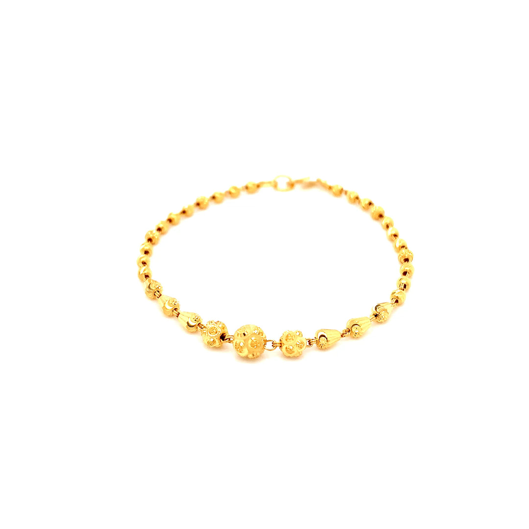 22K YG Fancy Bracelet-1pc