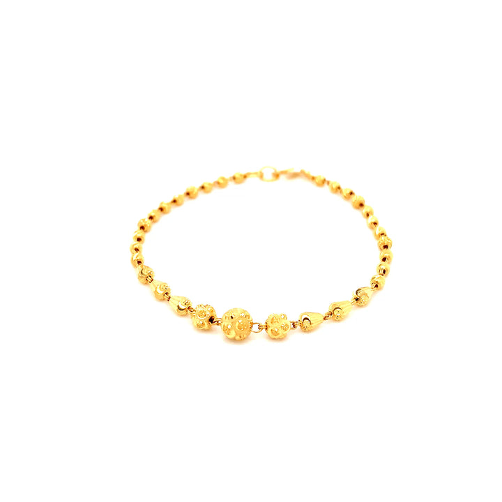 22K YG Fancy Bracelet-1pc
