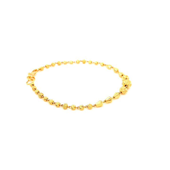 22K YG Fancy Bracelet-1pc
