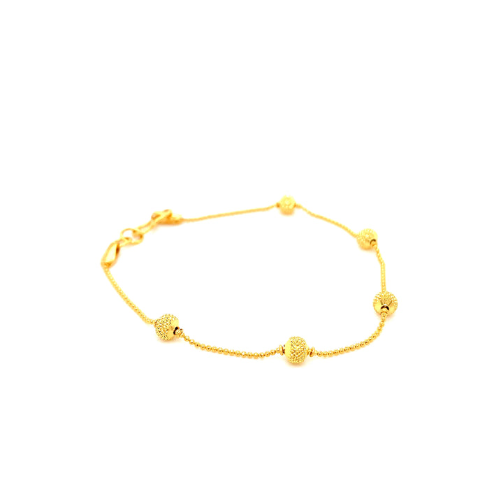 22K YG Fancy Bracelet-1pc