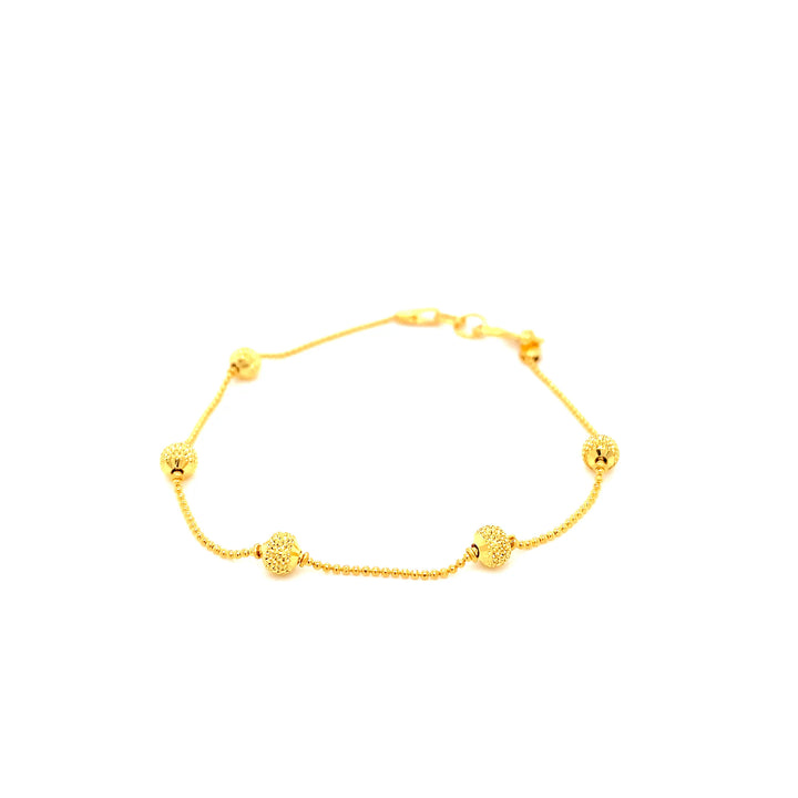 22K YG Fancy Bracelet-1pc