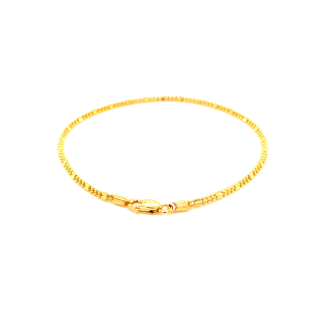 22K YG Fancy Bracelet-1pc