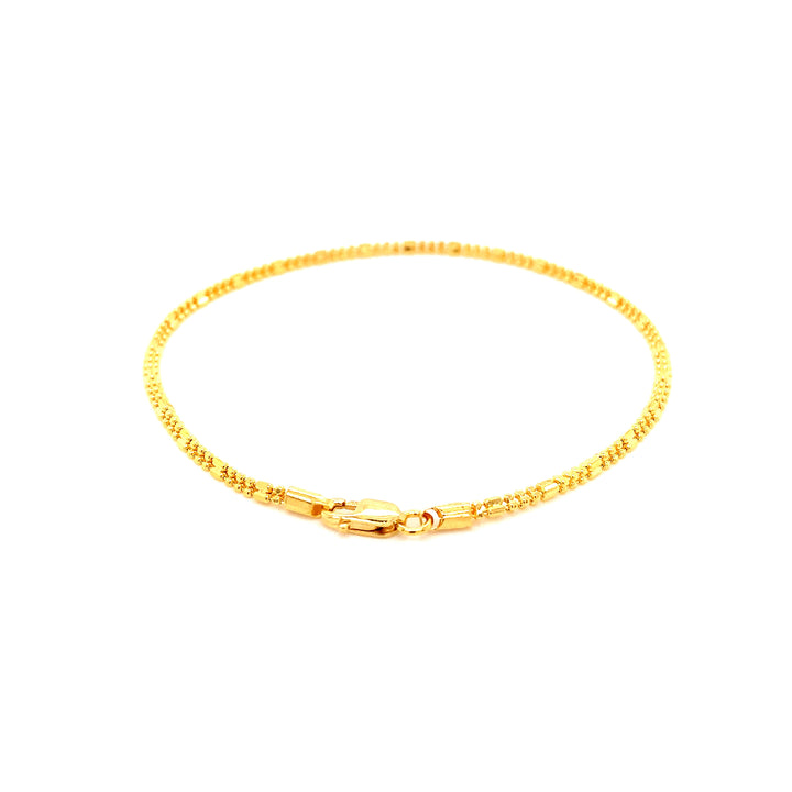 22K YG Fancy Bracelet-1pc