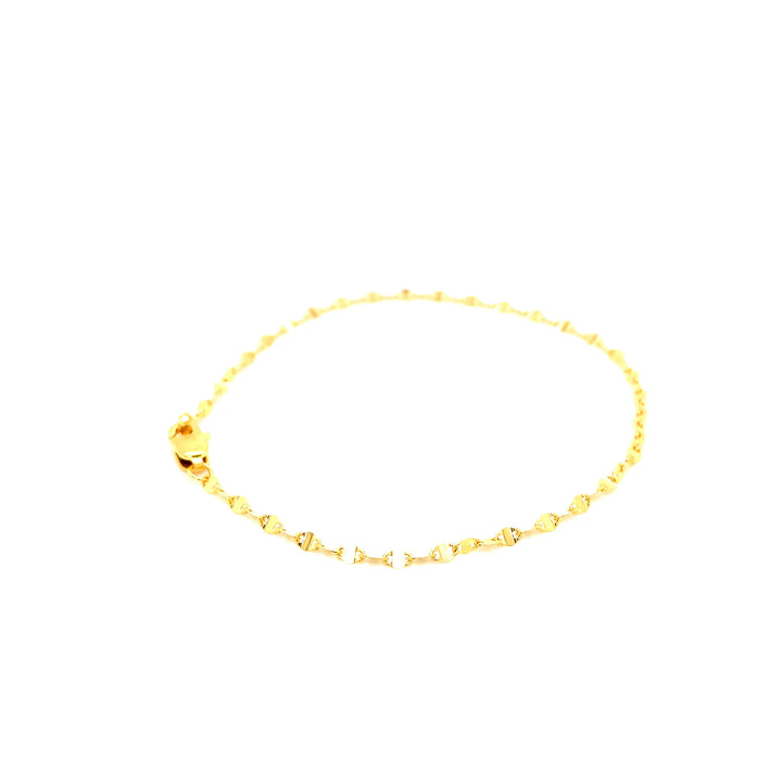 22K YG Fancy Bracelet-1pc