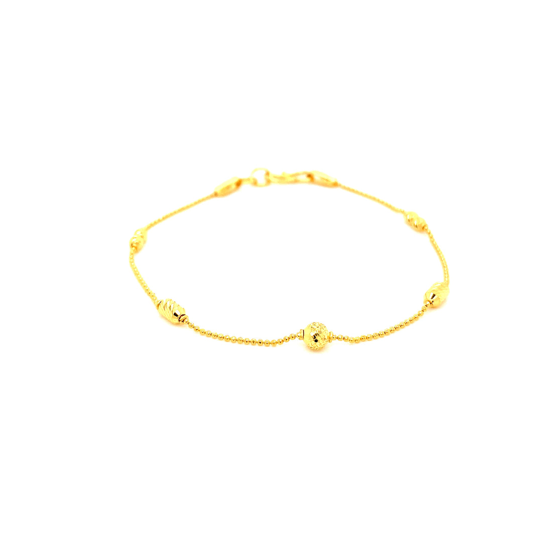 22K YG Fancy Bracelet-1pc