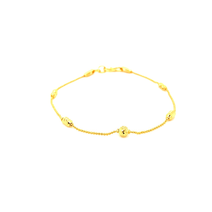 22K YG Fancy Bracelet-1pc