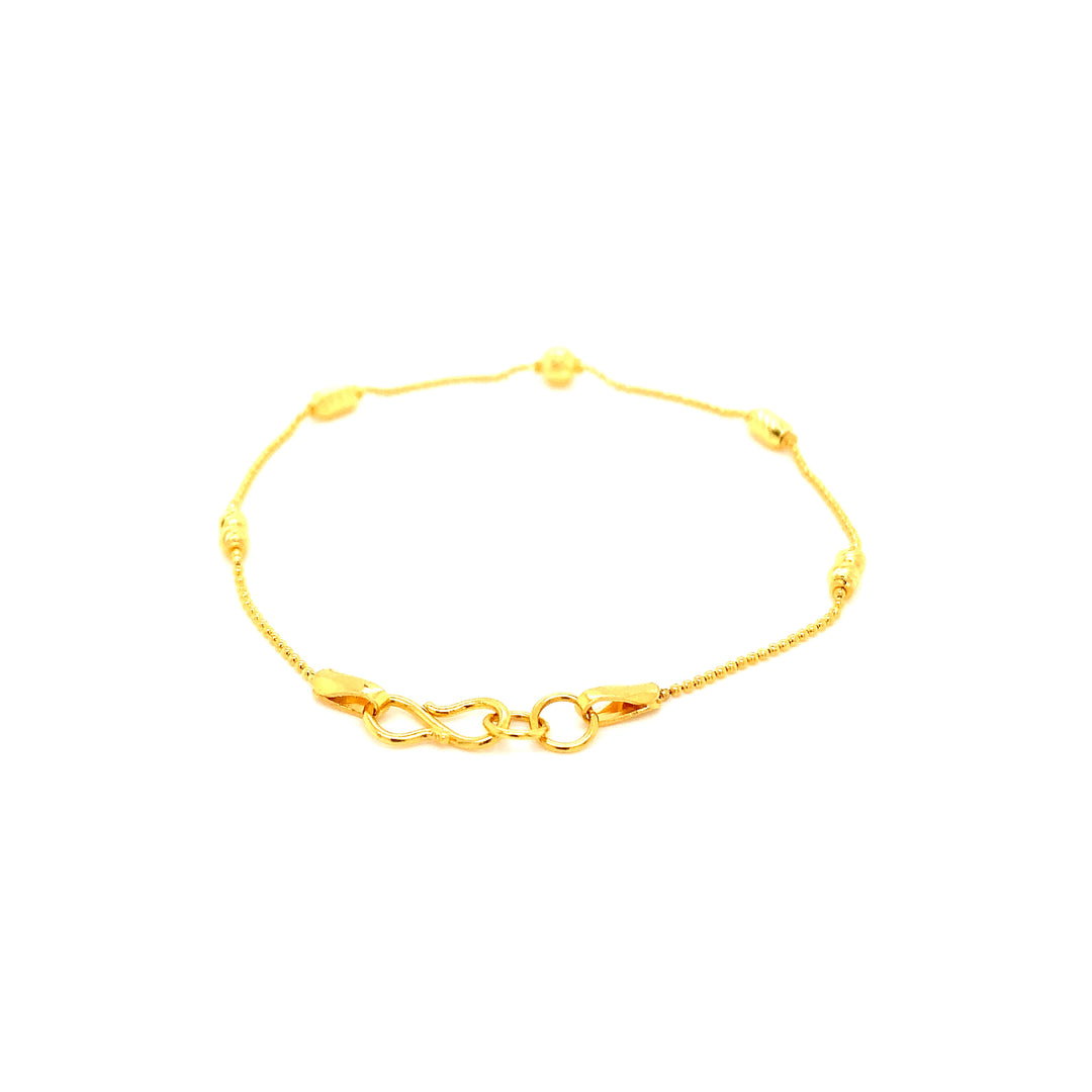 22K YG Fancy Bracelet-1pc