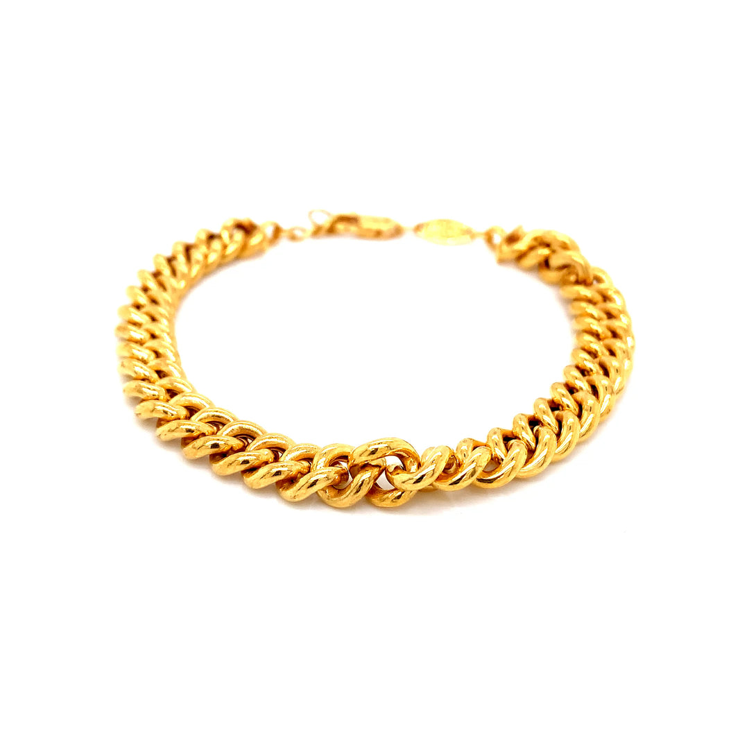 22K YG Fancy Bracelet-1pc