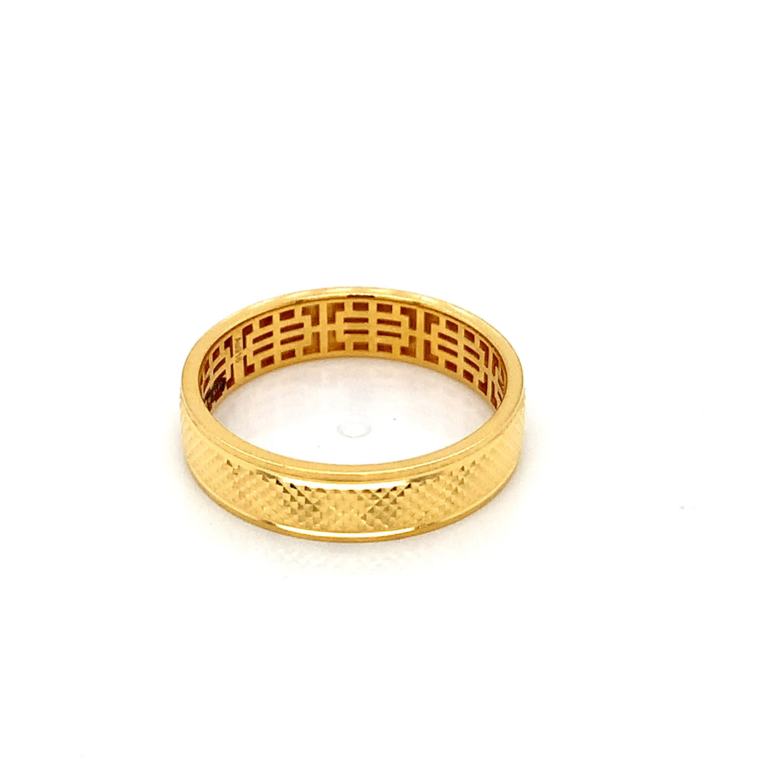 22K YG Fancy Ring-1pc