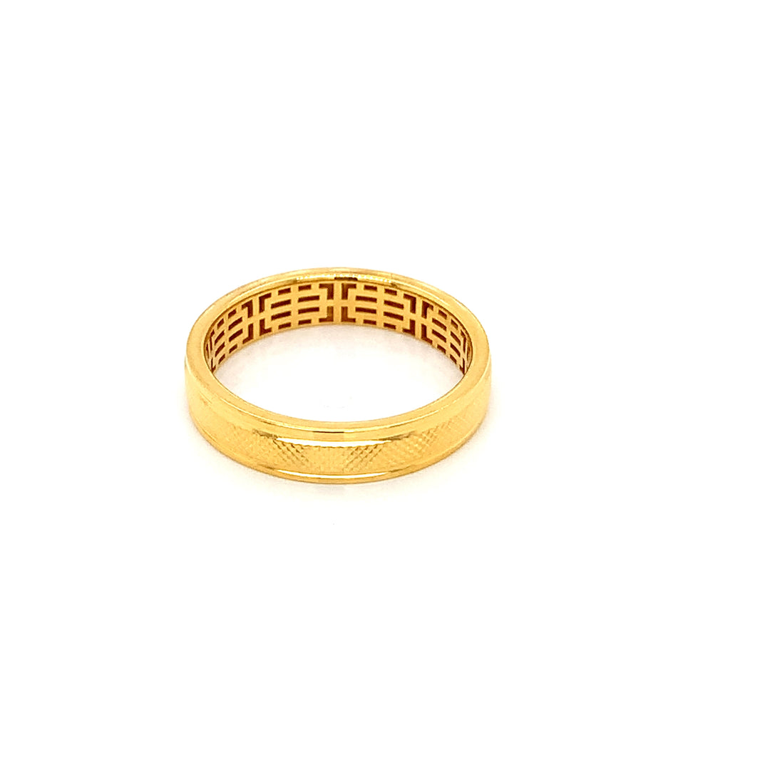 22K YG Fancy Ring-1pc