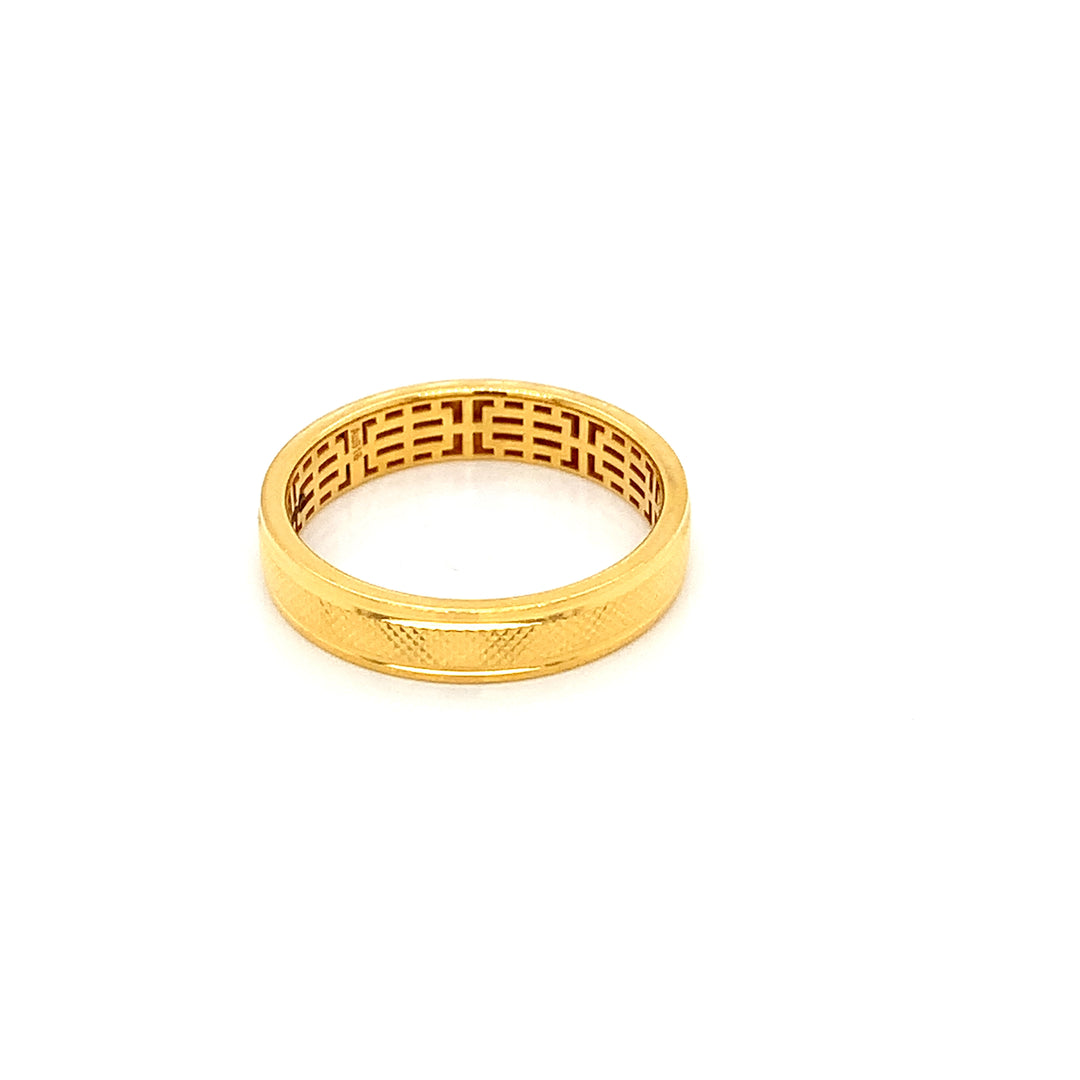 22K YG Fancy Ring-1pc