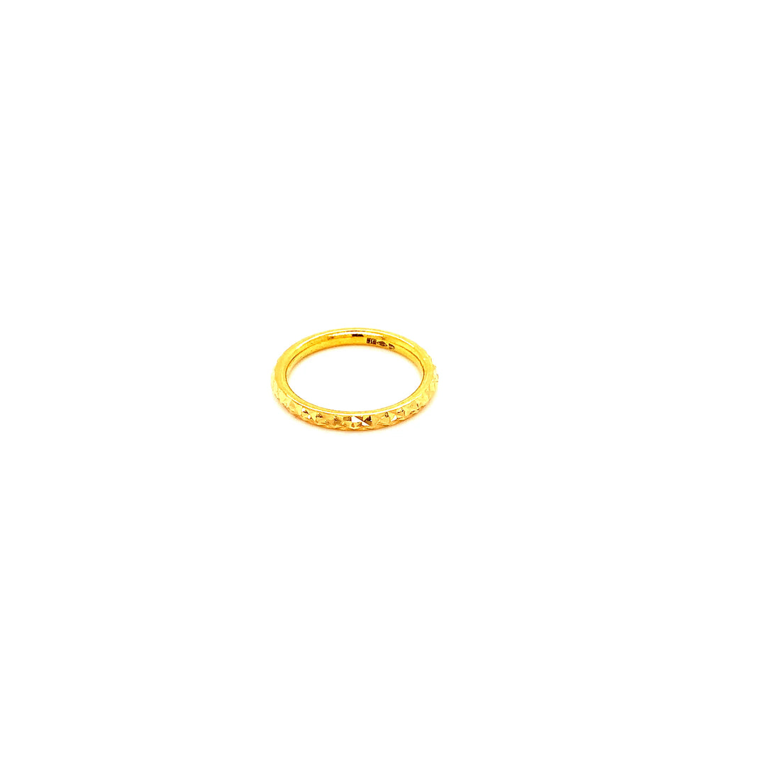 22K YG Fancy Ring-1pc