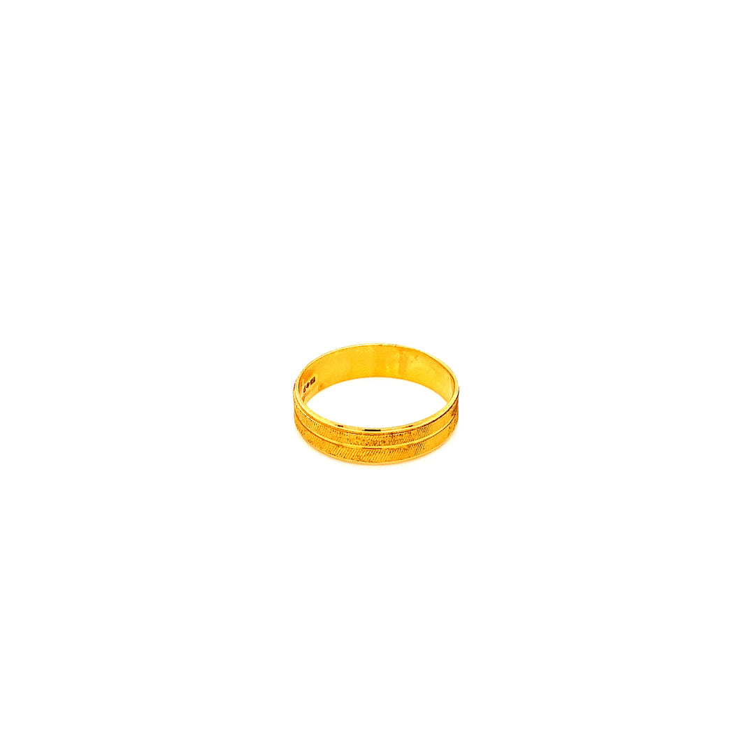 22K YG Fancy Ring-1pc