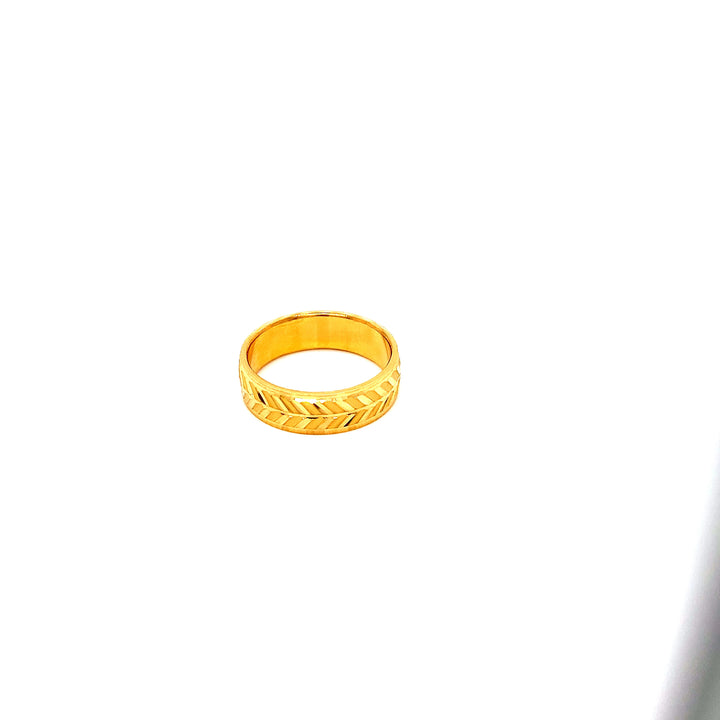 22K YG Fancy Ring-1pc
