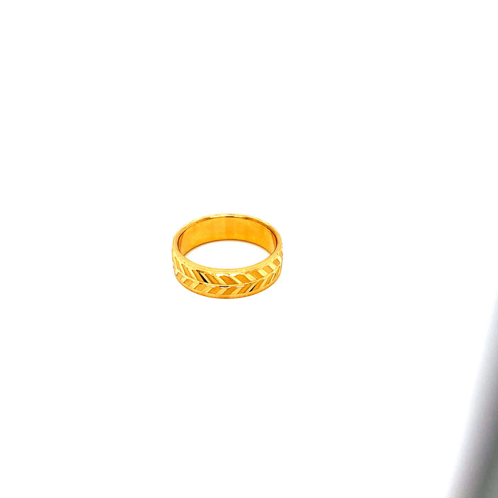 22K YG Fancy Ring-1pc