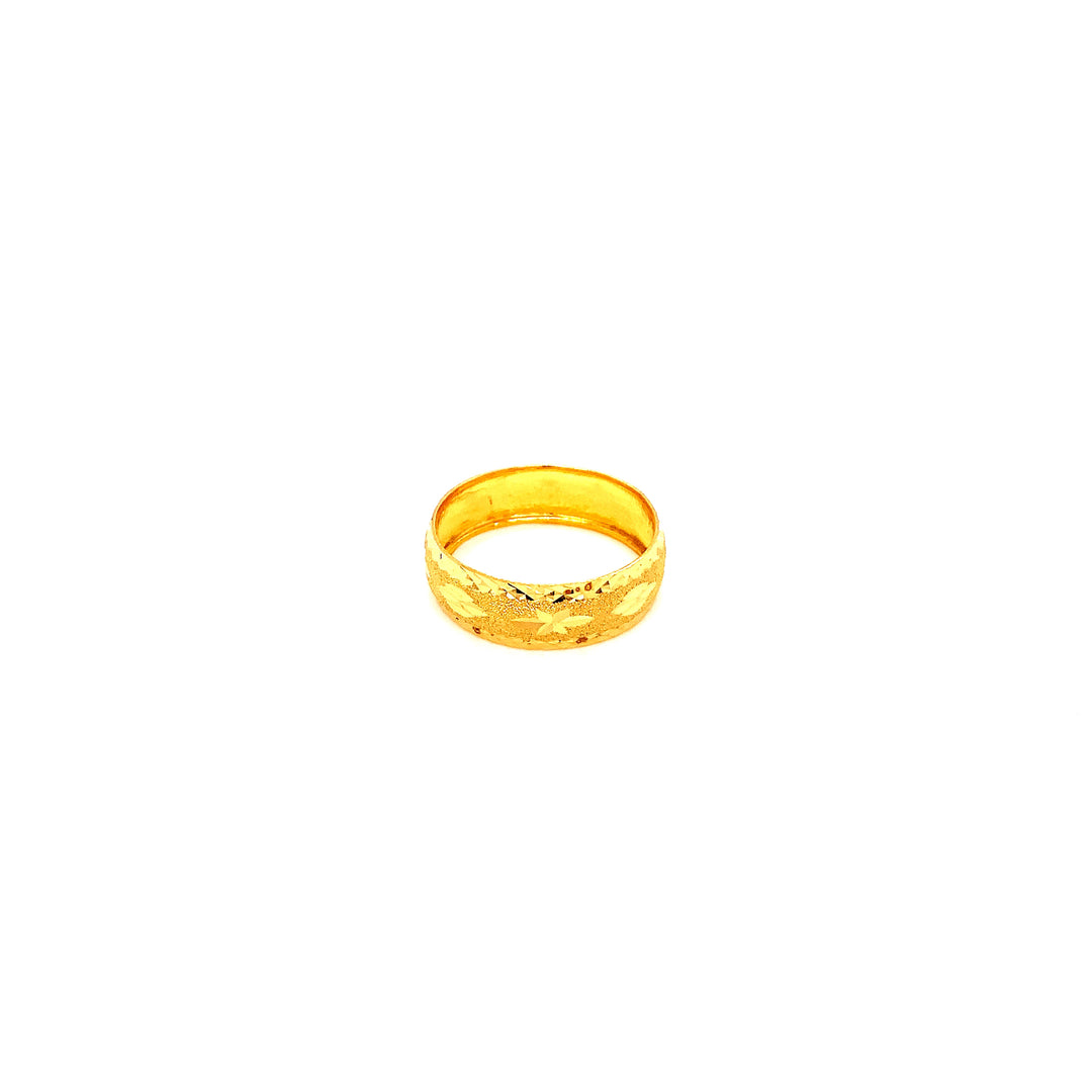 22K YG Fancy Ring-1pc