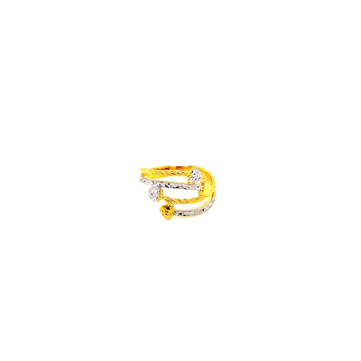 22K YG Fancy Ring-1pc