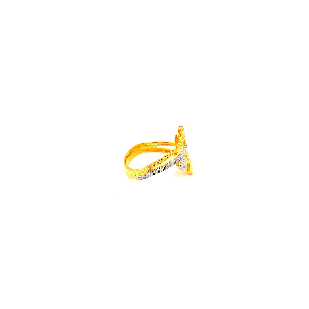 22K YG Fancy Ring-1pc