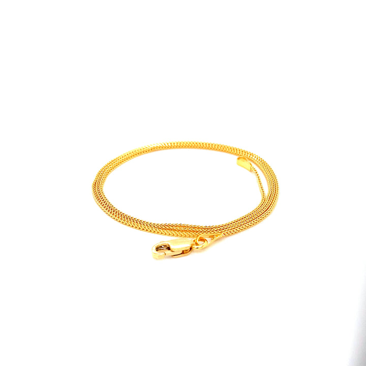 22K YG Box Chain-1pc