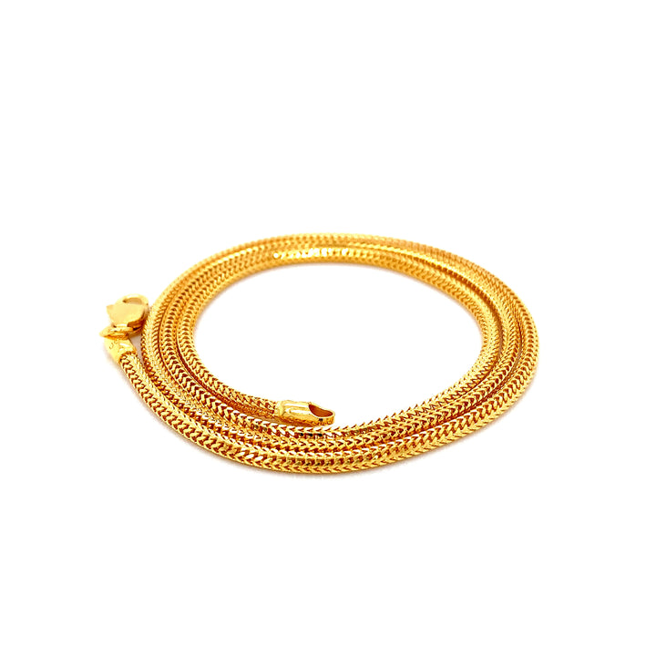 22K YG Box Chain-1pc