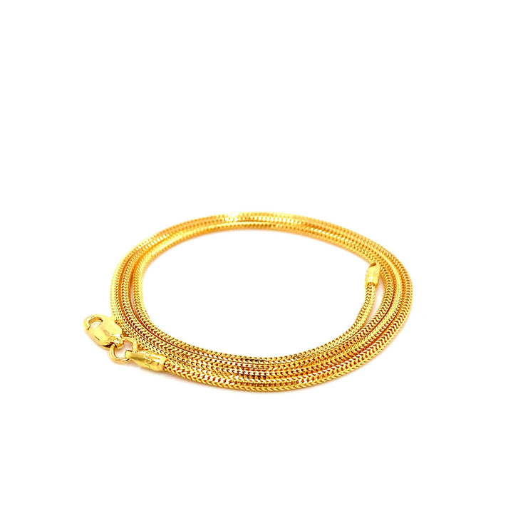 22K YG Box Chain-1pc