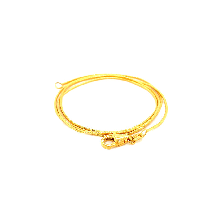 22K YG Snake Chain-1pc