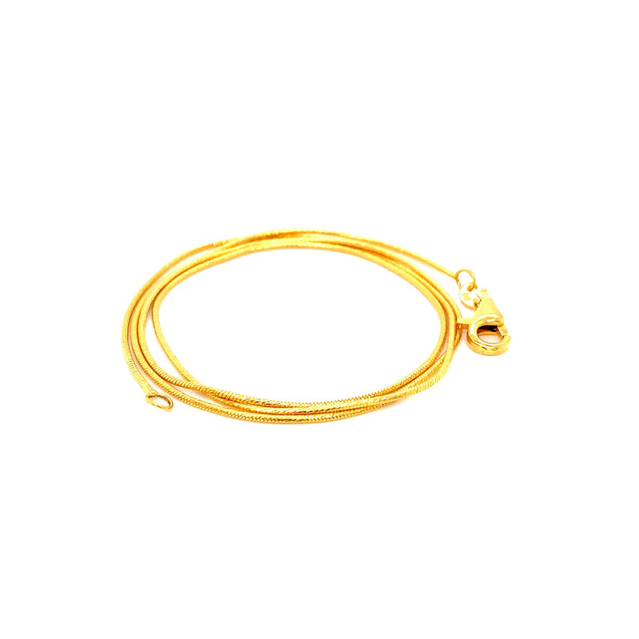 22K YG Snake Chain-1pc