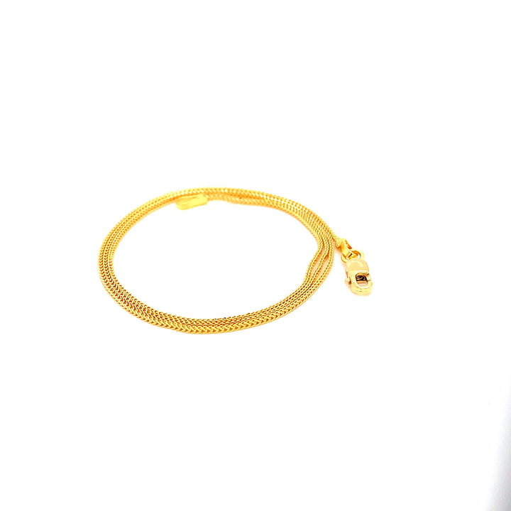 22K YG Box Chain-1pc